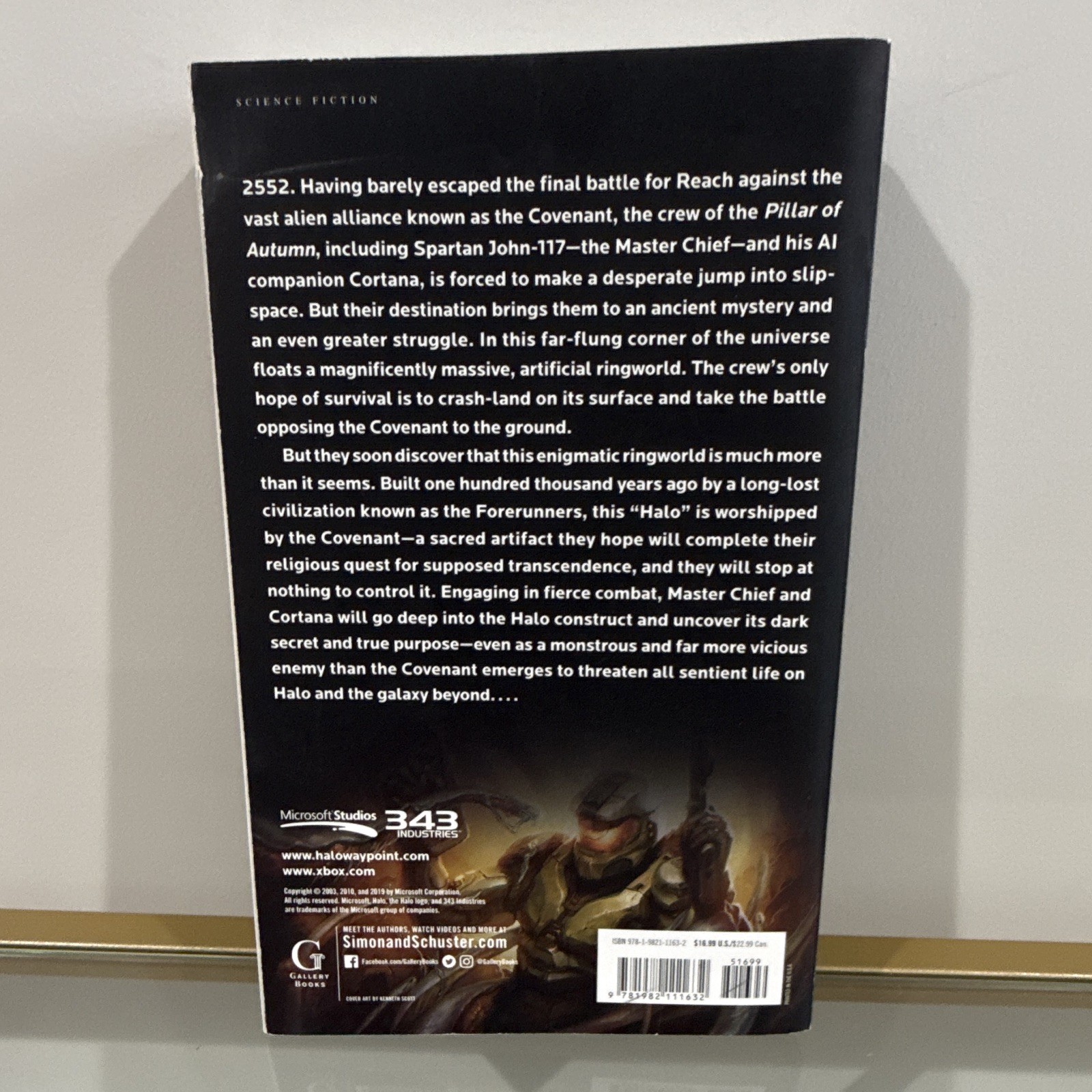 Halo: The Flood by William C. Dietz Paperback Sci-Fi Novel, Halo Series 2011