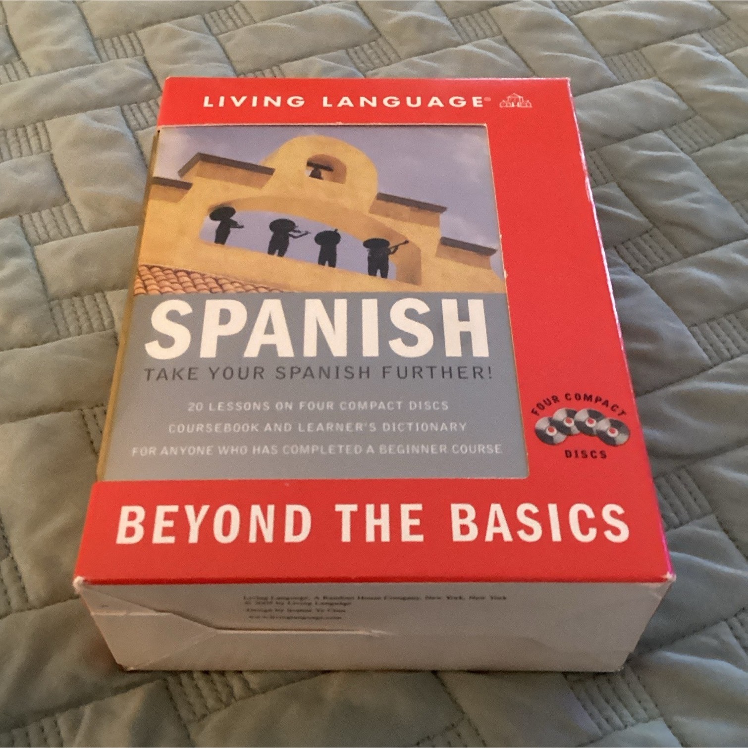 Living Language Spanish: Beyond the Basics Box Set Book & Audio CD Course