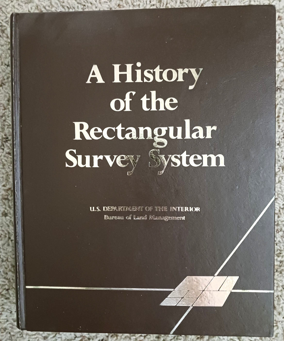 A HISTORY OF THE RECTANGULAR SURVEY SYSTEM/C. Albert White/774 pages/surveying