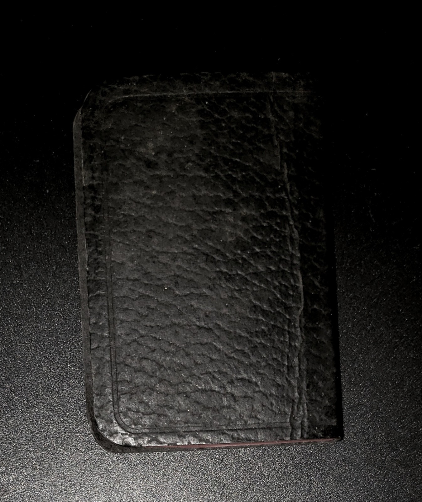 Vintage 1930s Miniature Hardcover Thumb Bible Hoffmeister Undertaking St Louis