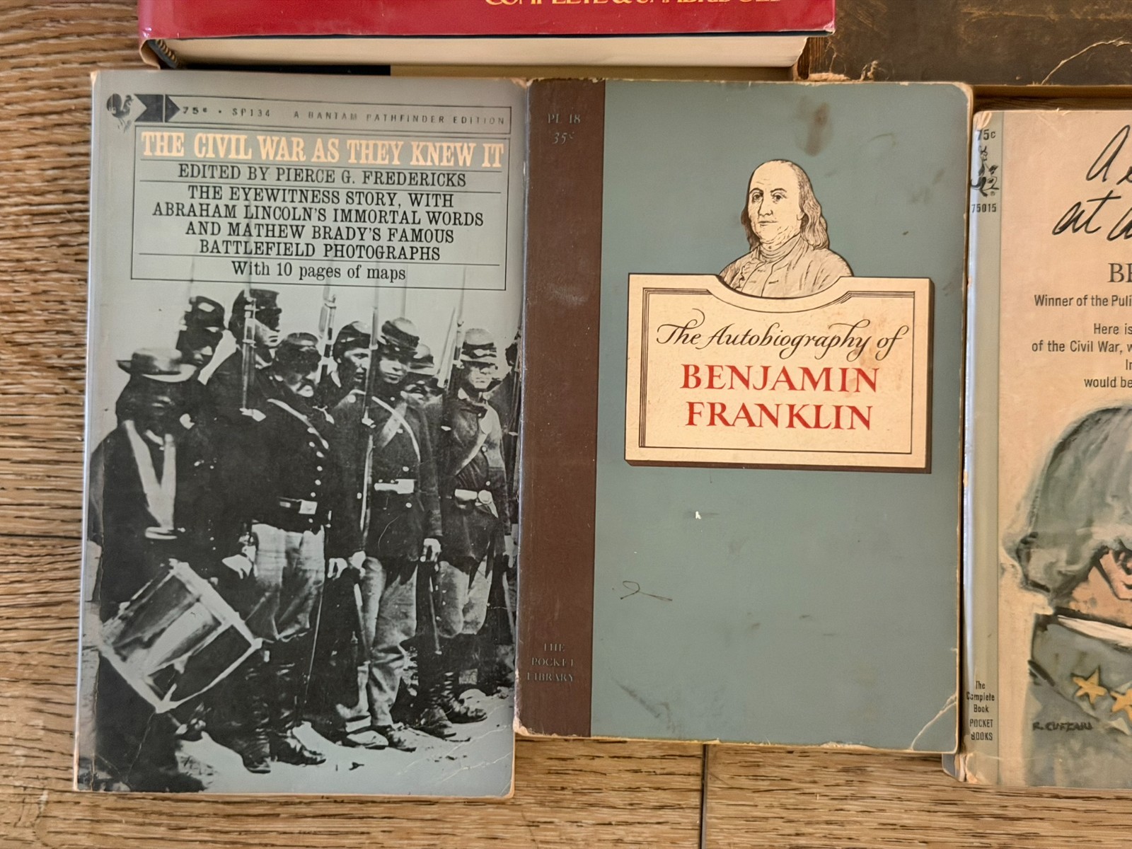 Civil War & Lincoln History Book Lot of 11 Bruce Catton Benjamin Franklin HC PB