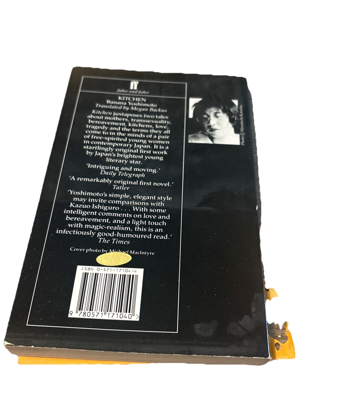 Kitchen Banana Yoshimoto First GB Publishing 1993 w/Faber Japanese Wrap*