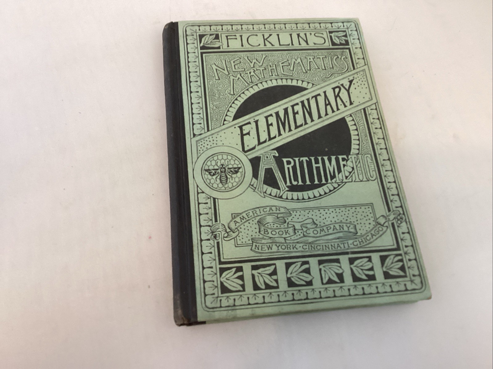 Barnes’ New Series Of Mathematics By Joseph Ficklin 7” X 5” 0.75”