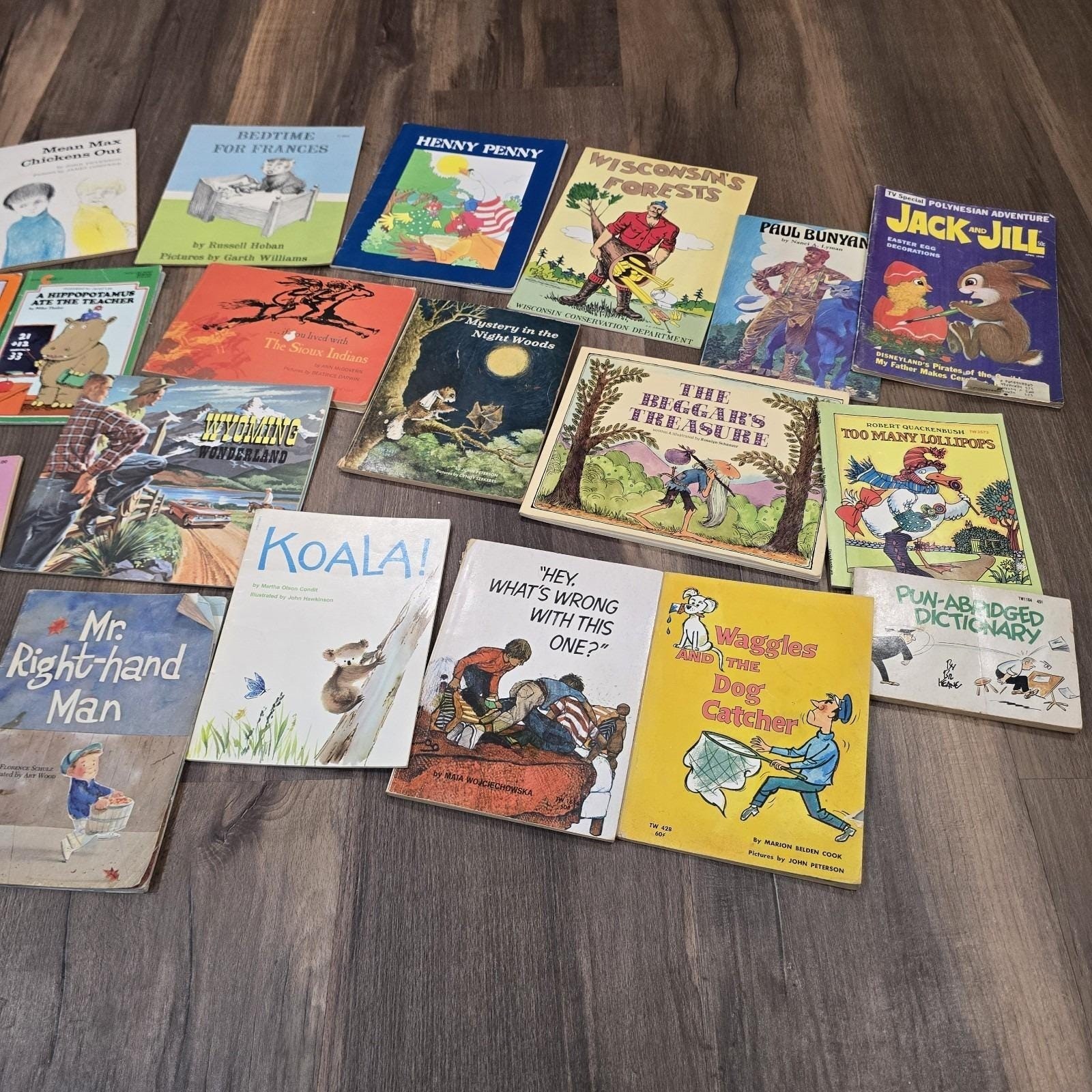 46 Vintage 50s 60s 70s 80s 90s Childrens Kids Mixed Books Lot Animals School Dog