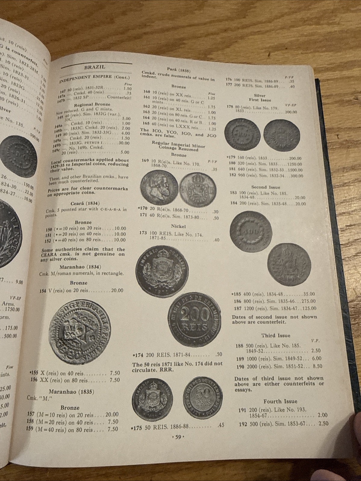 Coins of the World 1750 – 1850 2nd Edition W. D. Craig 1971, 448 pages