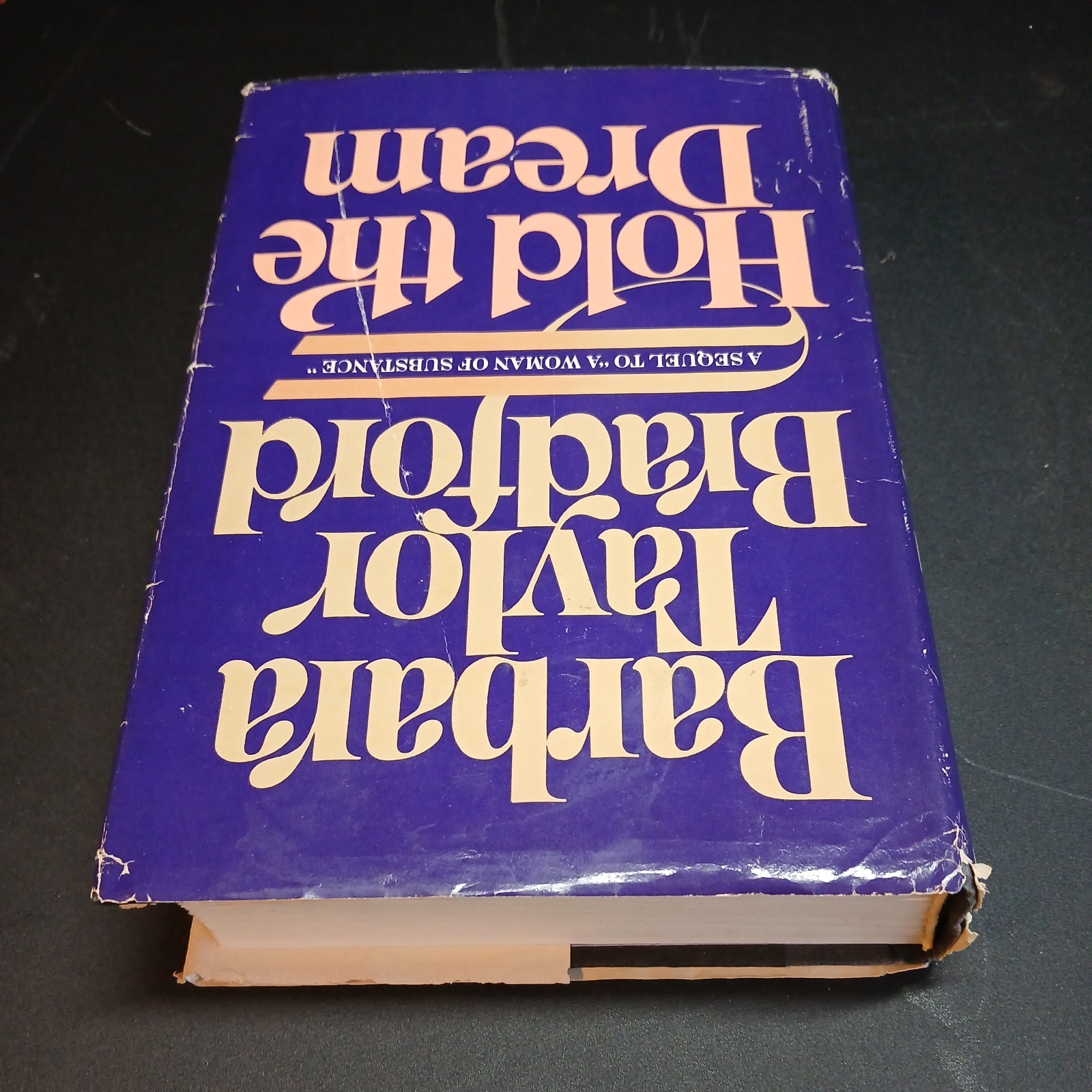 Hold The Dream – Barbara Taylor Bradford (Dust Jacket, Hardcover, 1985) 3L2
