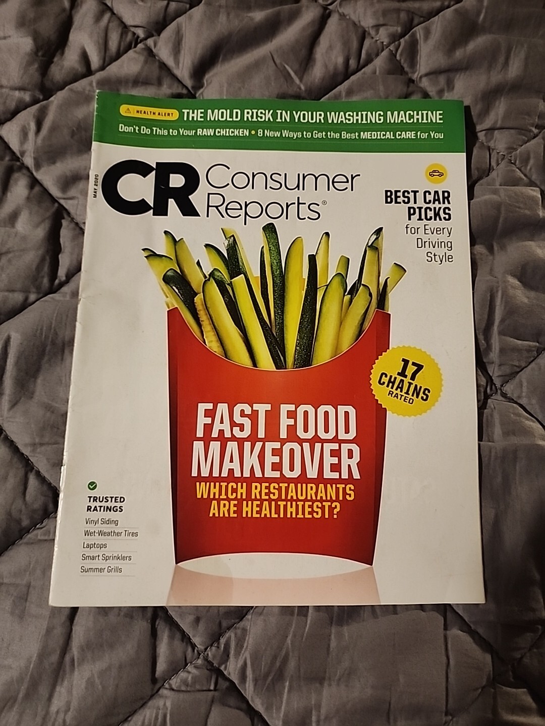 Consumer Reports Magazines- Lot Of 4 – Dec 20, May 20, Feb 21, Aug 18