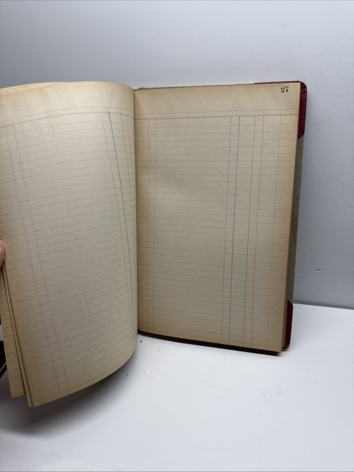 Antique Ledger Budget Book