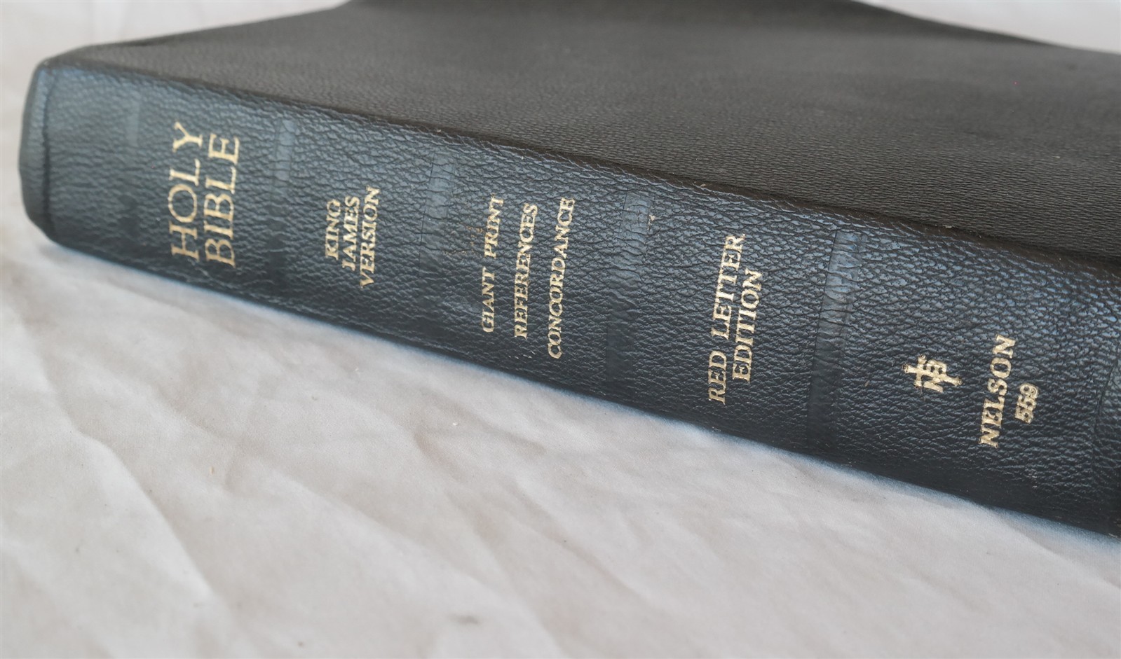 Holy Bible King James Version KJV Giant Print Nelson 559 Morocco Leather