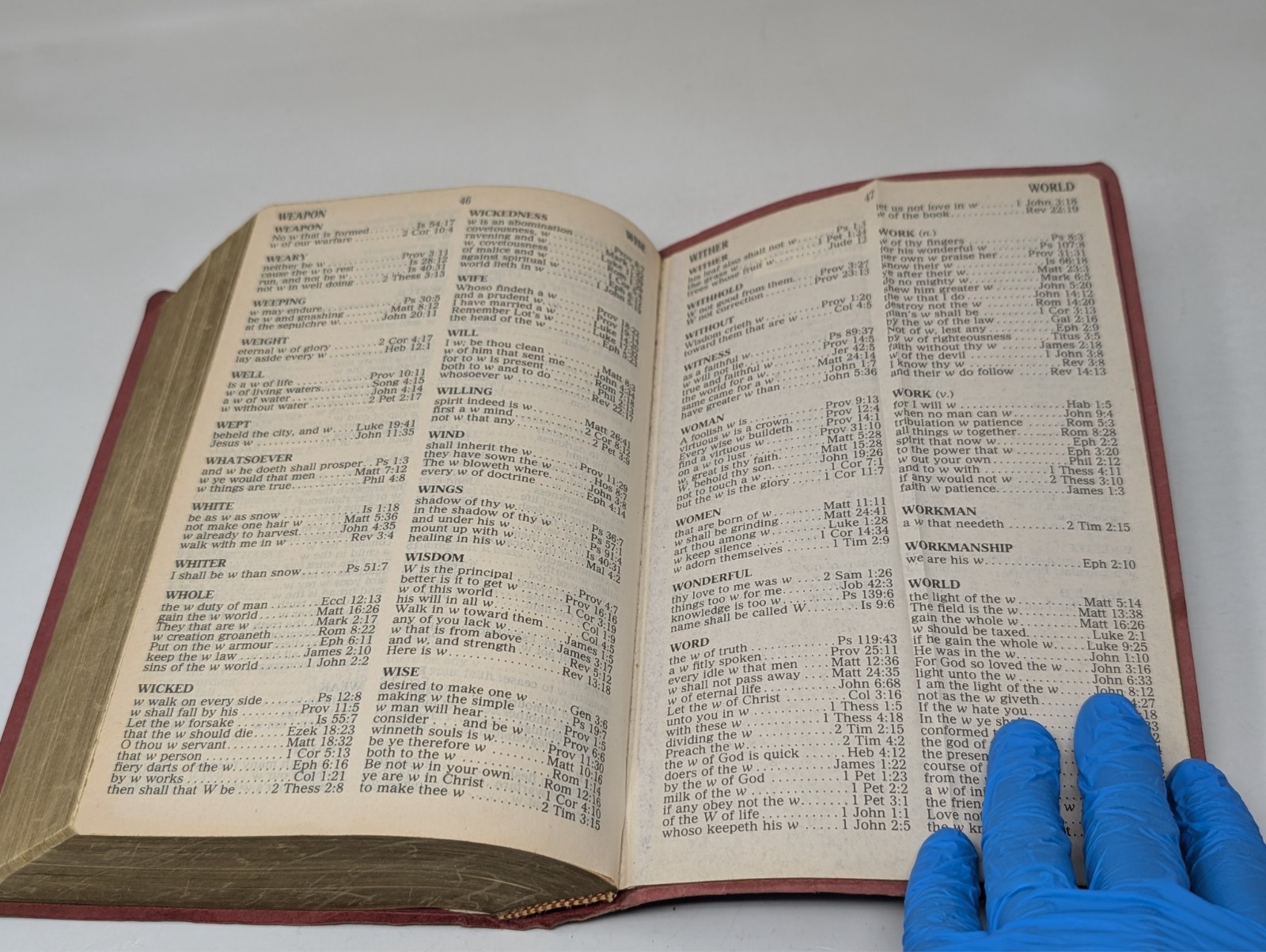 Holy Bible King James Version Nelson 1990 Regency Giant Print Red 881CBG KJV