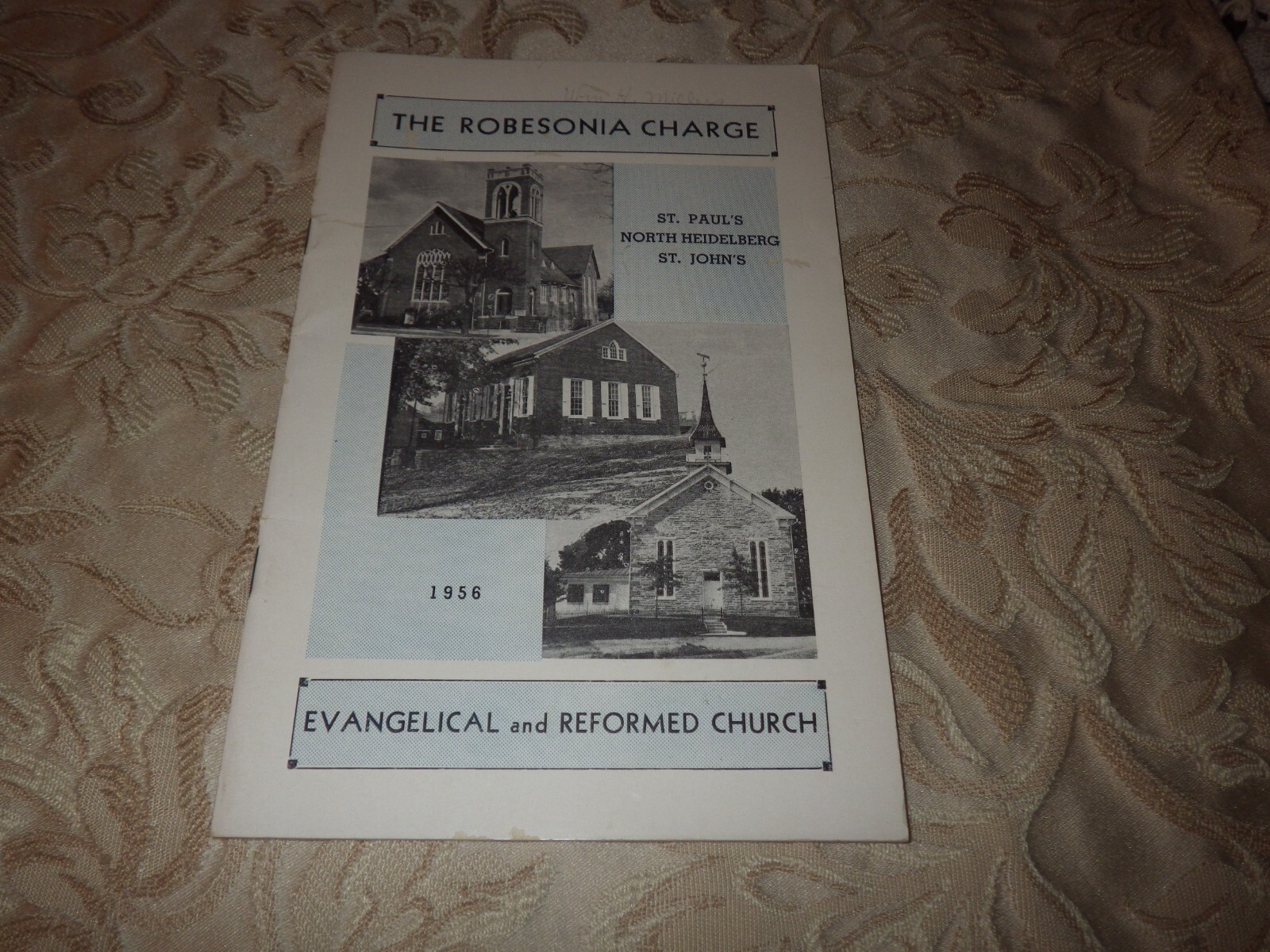 ROBESONIA PA HIEDELBERG ST JOHN’S CHURCH DIRECTORY THE ROBESONIA CHARGE 1954 &56