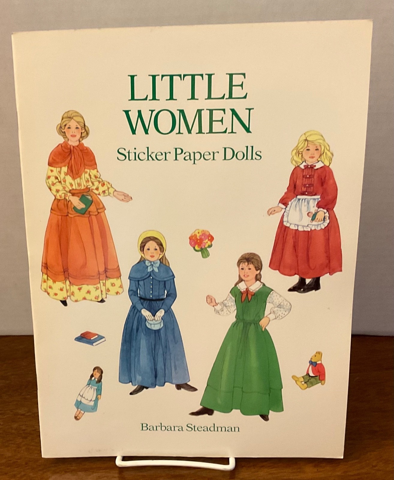 Vintage 1996 Little Women Sticker Paper Dolls by Barbara Steadman Homeschool