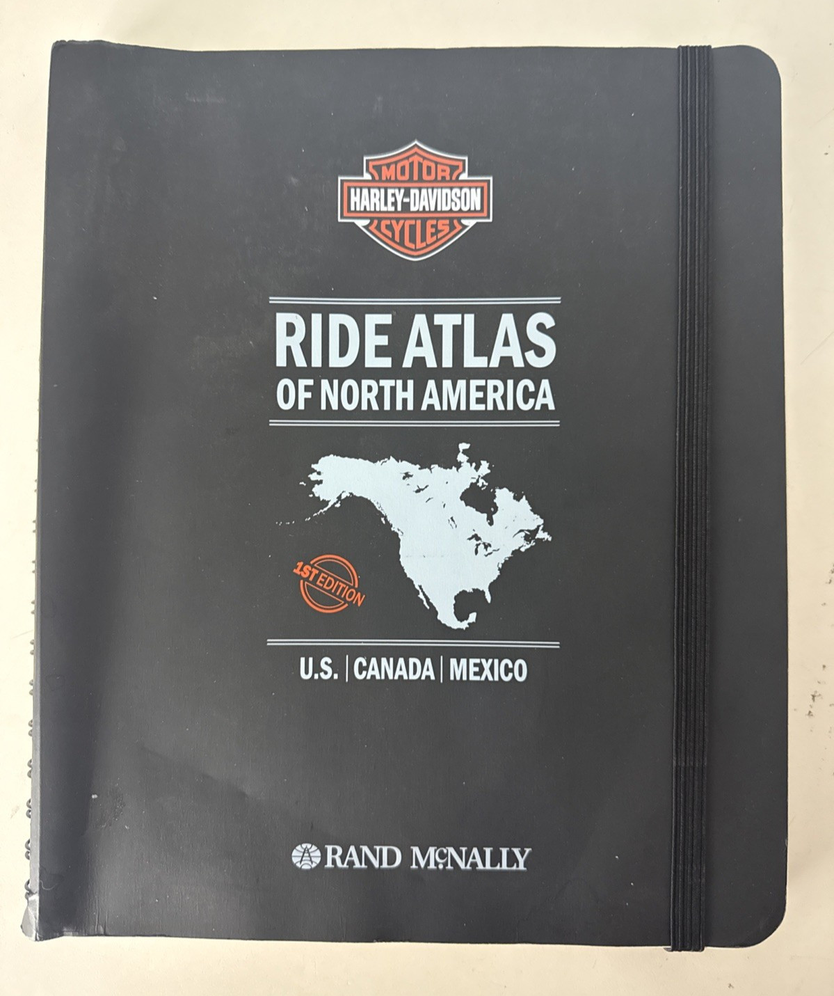 2006 HARLEY DAVIDSON MOTORCYCLES RIDE ATLAS NORTH AMERICA Rand McNally 1st