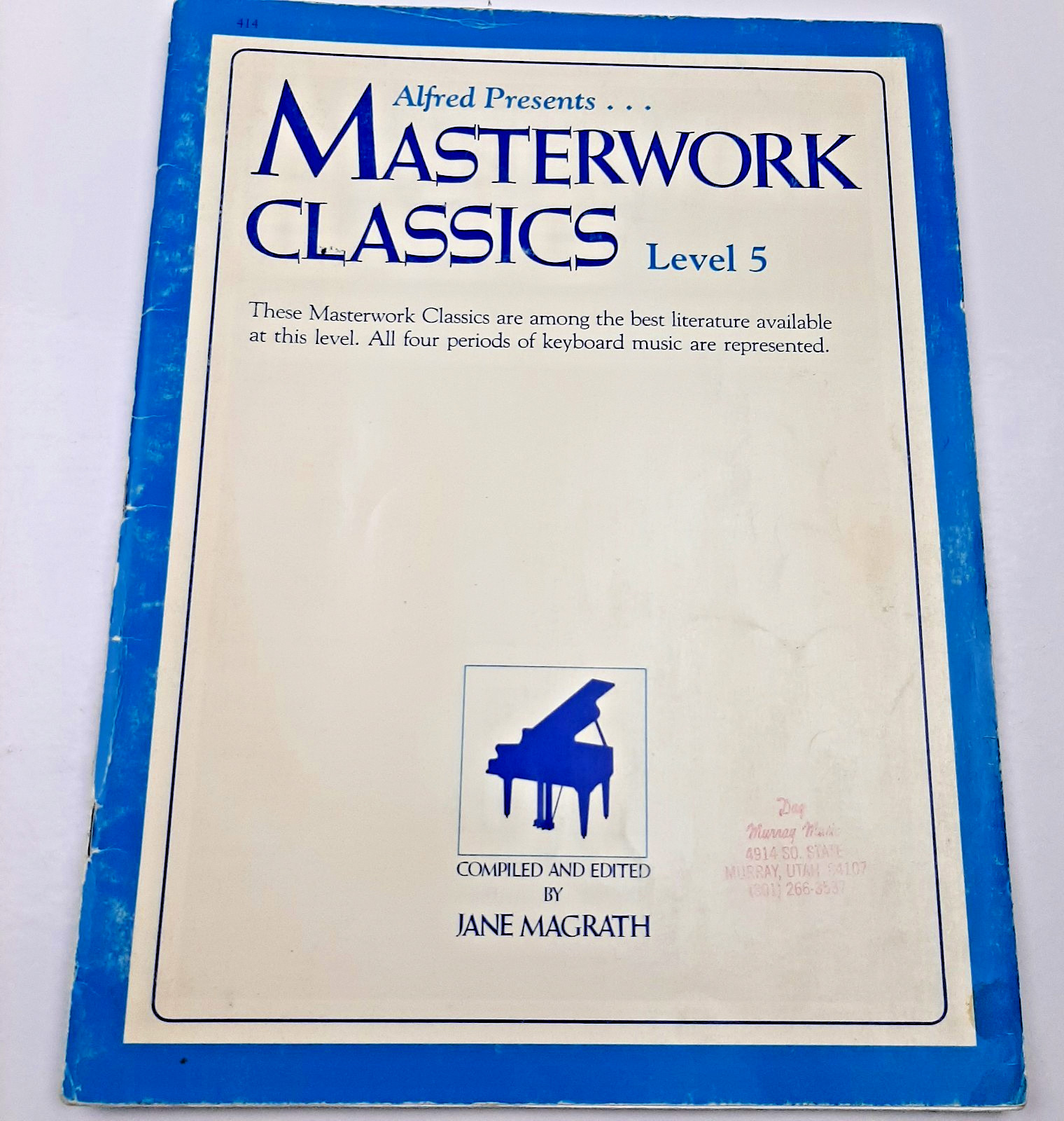 Alfred Masterwork Classics Level 5 Piano Book Jane Magrath Sheet Music Repertoir
