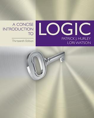 A Concise Introduction to Logic, Watson, Lori,Hurley, Patrick J., Very Good Book