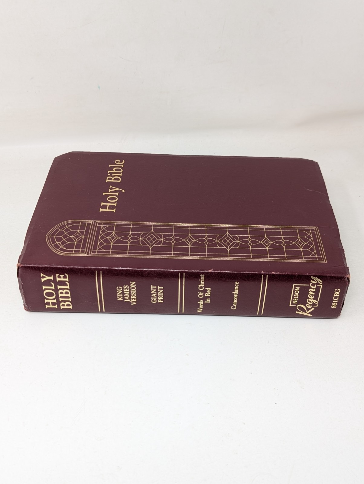 Holy Bible King James Version Nelson 1990 Regency Giant Print Red 881CBG KJV