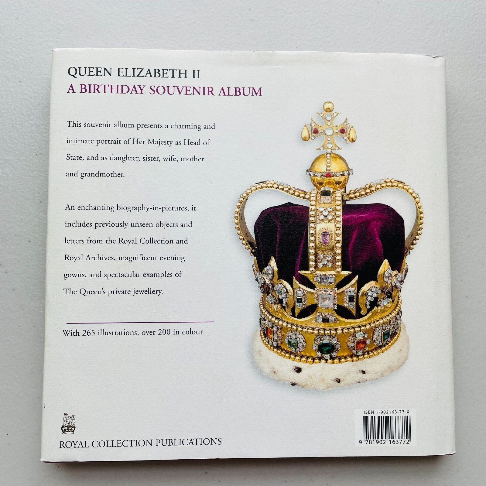 Queen Elizabeth II Birthday Souvenir Album Gilded Hardcover 2006