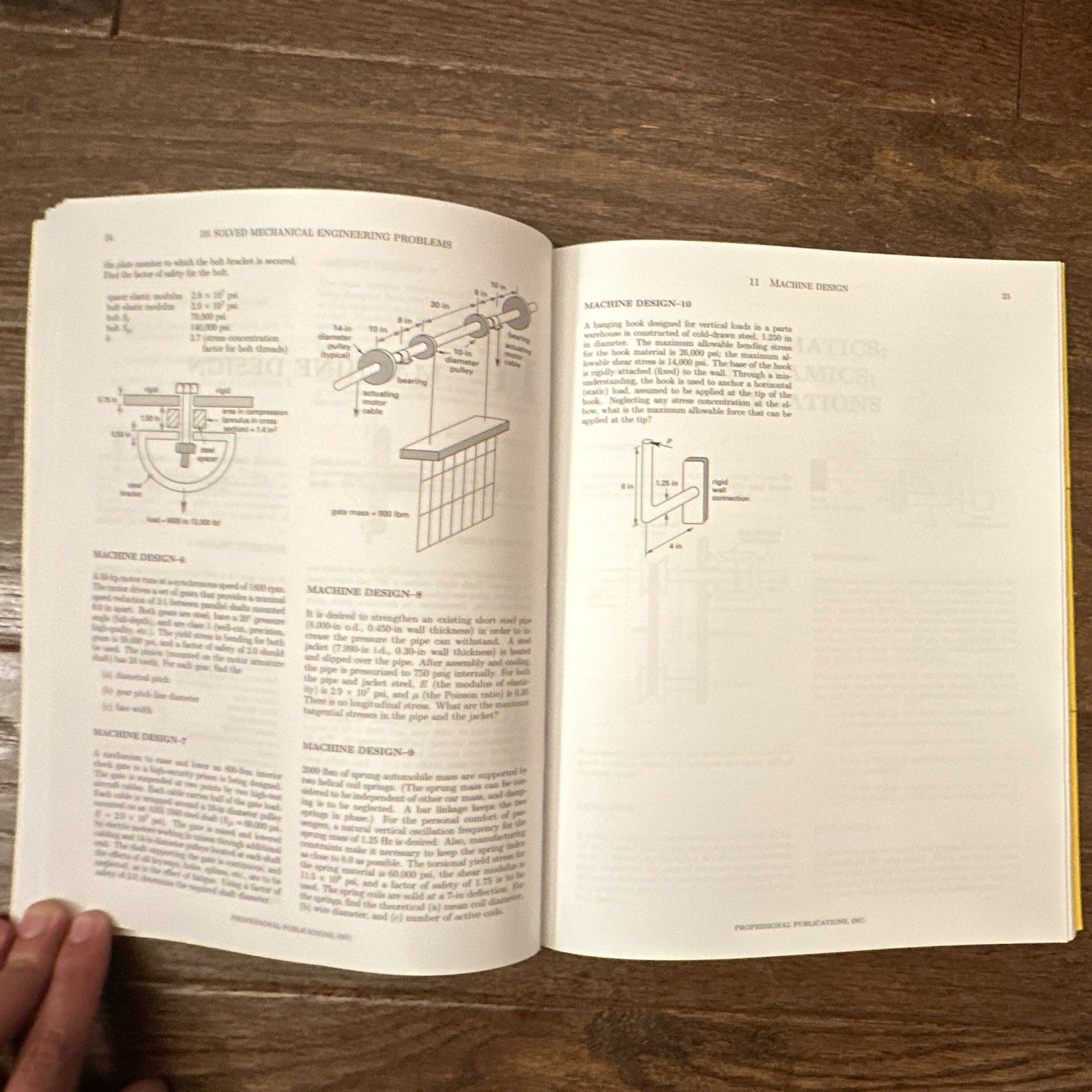 101 Solved Mechanical Engineering Problems by Michael R. Lindeburg PE Paperback