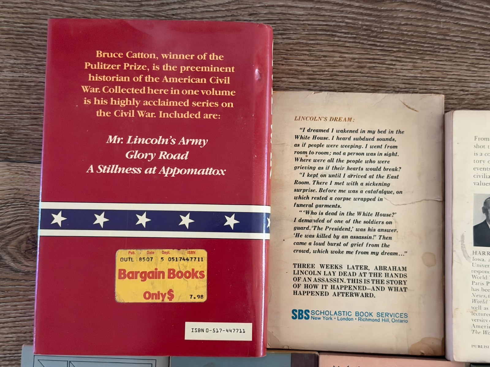 Civil War & Lincoln History Book Lot of 11 Bruce Catton Benjamin Franklin HC PB