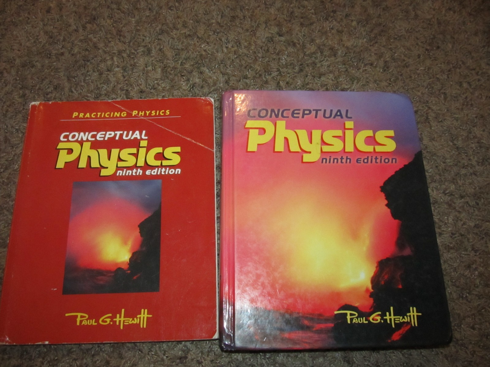 CONCEPTUAL PHYSICS Ninth Edition Paul G. Hewitt Textbook & Practicing Physics