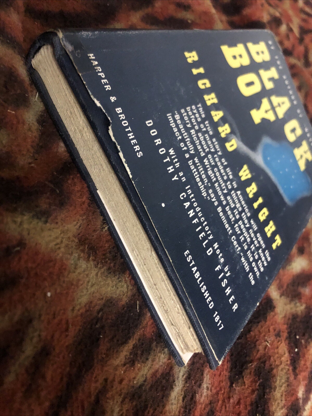 1945 Black Boy Wright First Edition Liberty Racism Autobiography Civil Rights