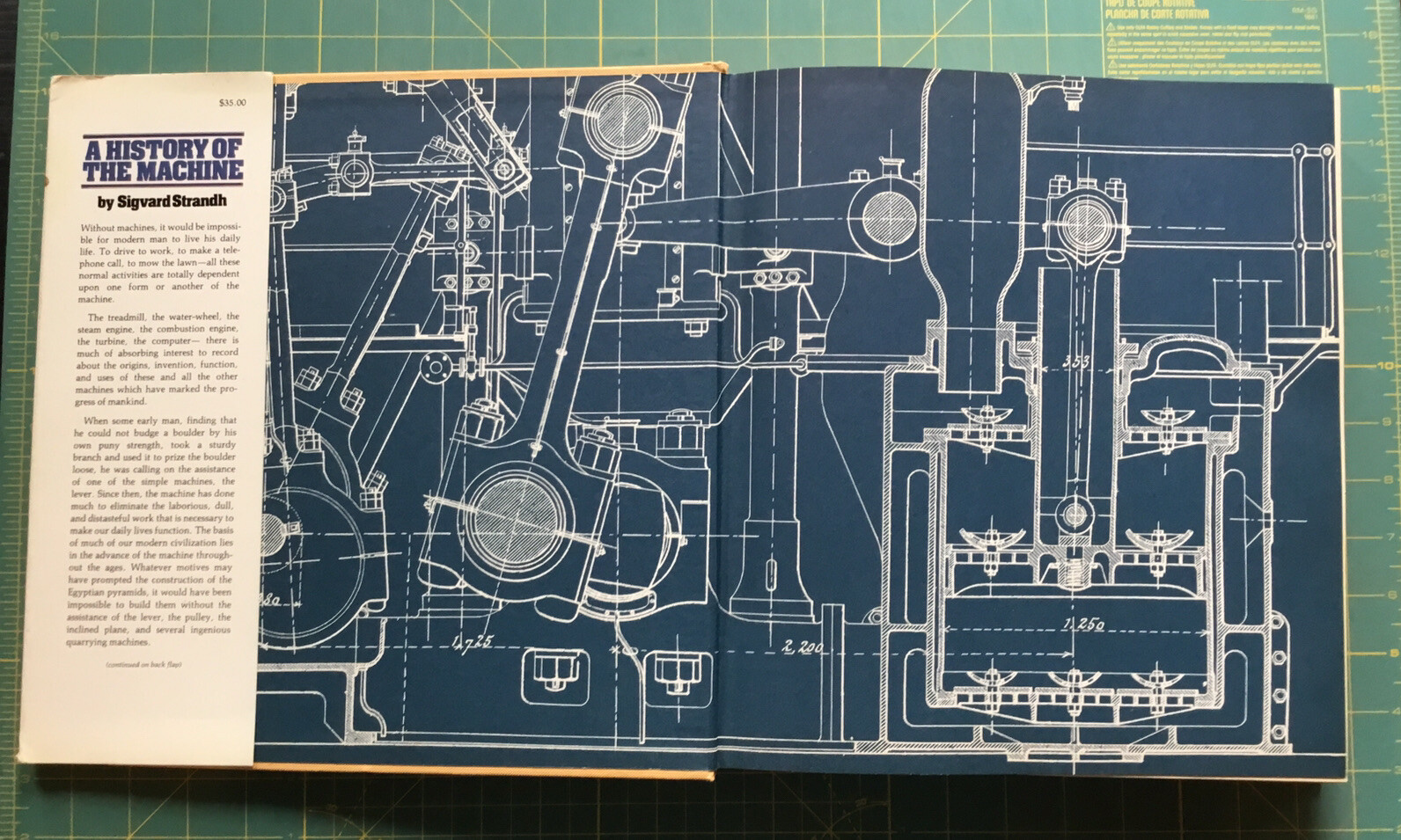A HISTORY OF THE MACHINE BY SIGVARD STRANDH, 1979, RARE! 240 Pages, Neat Book!
