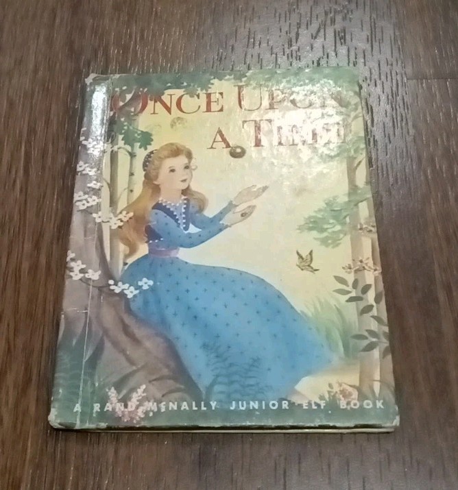 “ONCE UPON A TIME” (1960) JUNIOR ELF BOOK Rand McNally Story Of The Frog Prince.