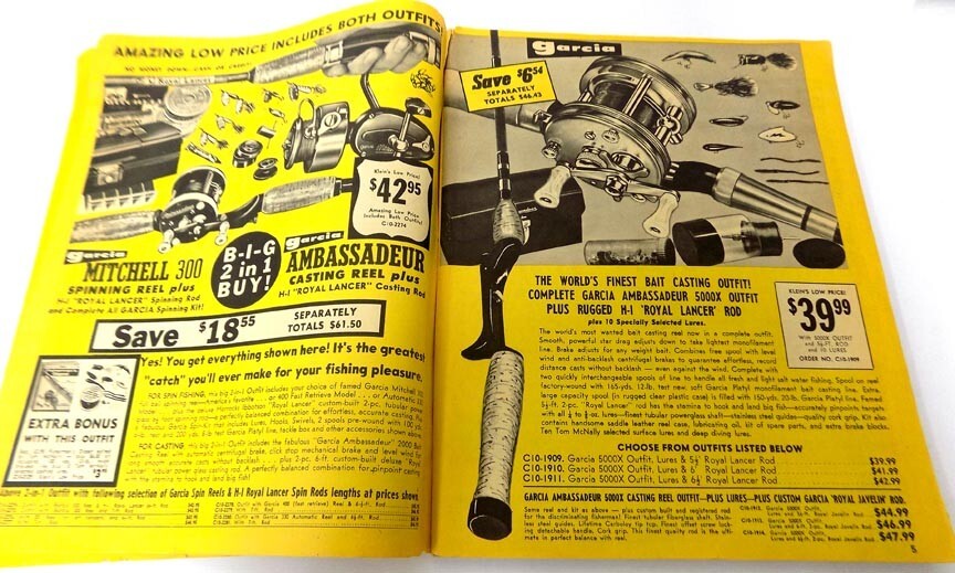 Klein’s Sporting Goods Catalog 1965 Fishing Guns Camping 158 Pages