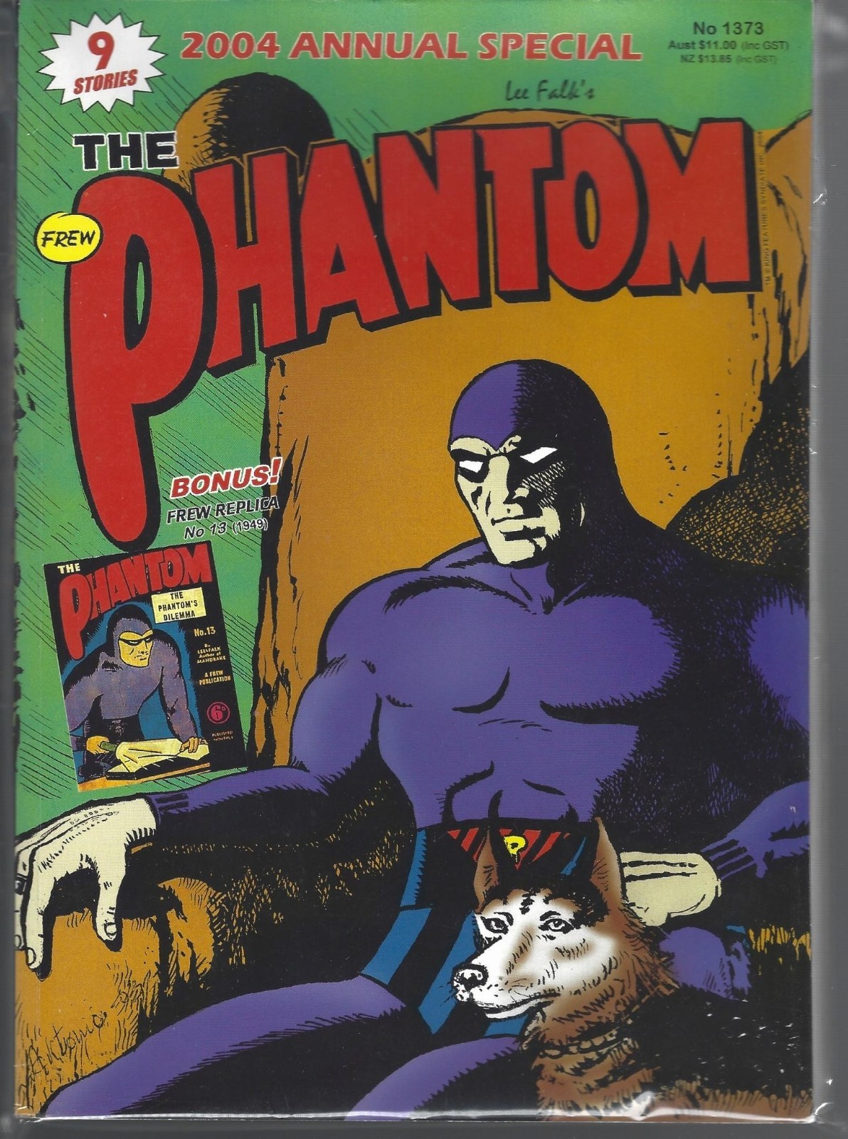 Phantom Comic #1373, 2004 ANNUAL, BAGGED. 9 stories. 276 pages. WITH REPLICA #13