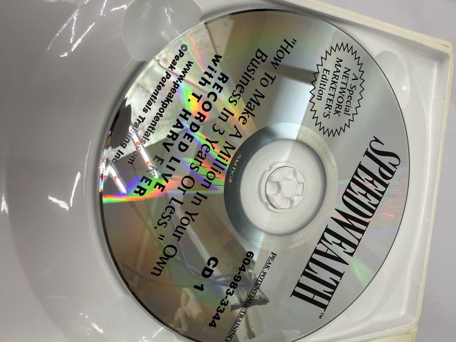 Speedwealth (CD) Live with T. Harv Eker Special Network Marketer’s Edition