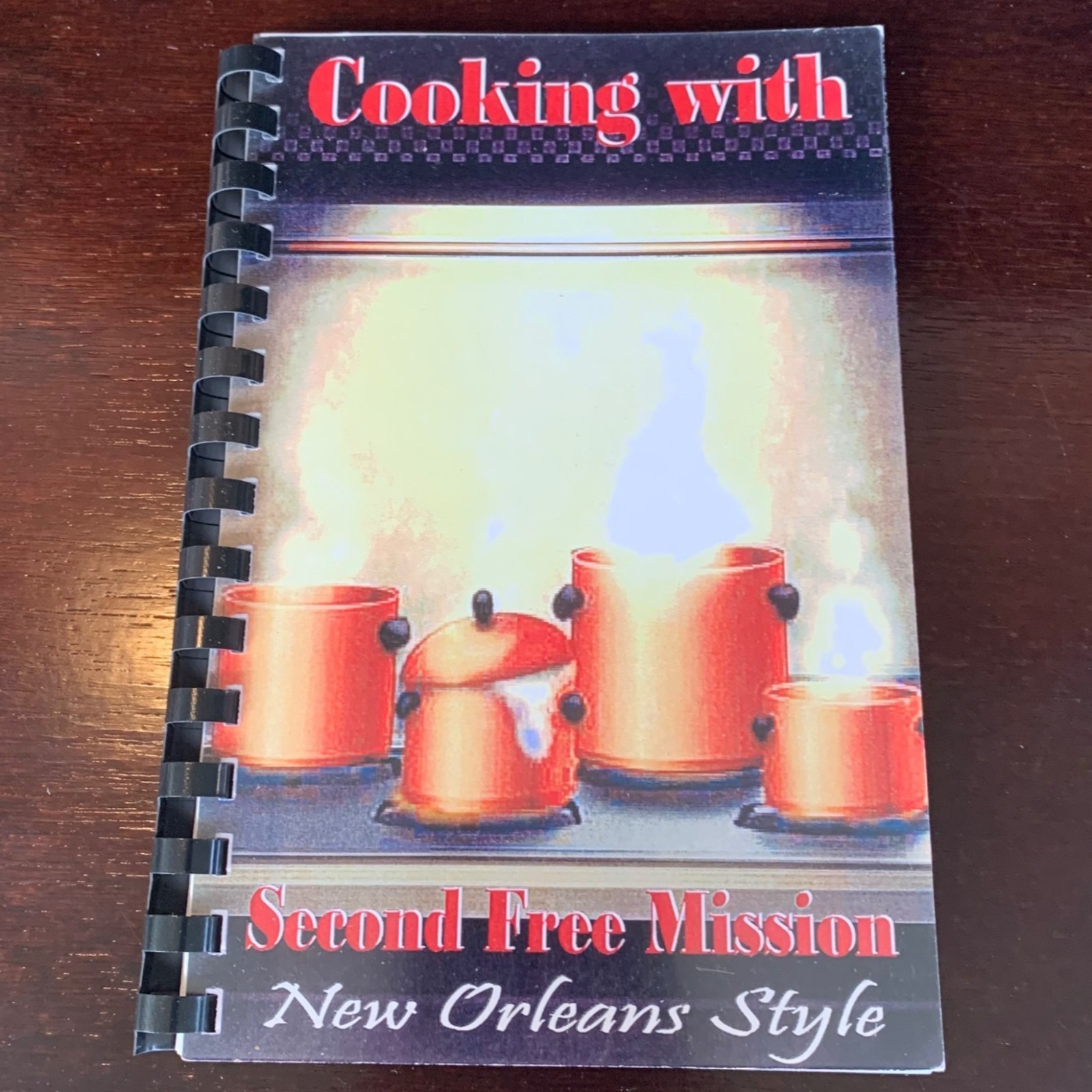 New Orleans Louisiana Creole Cajun Spiral Cookbook Cooking Second Free Mission