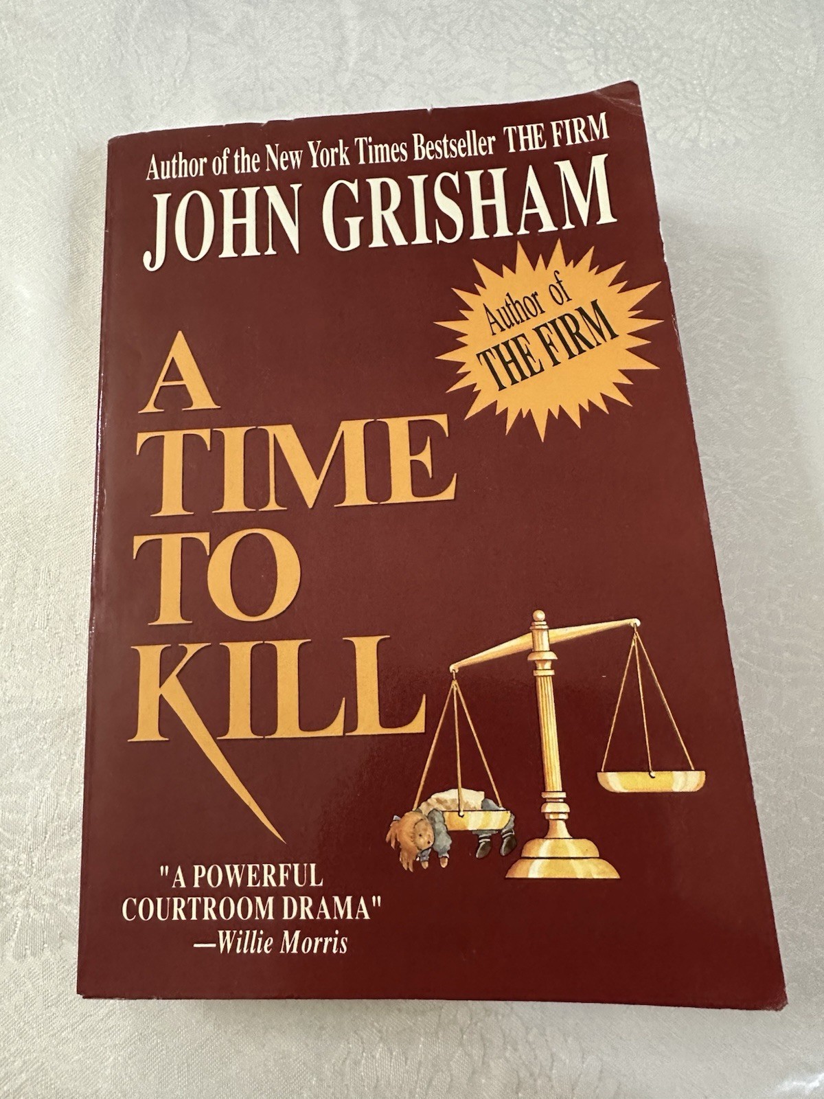 A Time to Kill by John Grisham–1989 Wynwood Press TRUE 1st Ed SoftcoverVERY RARE