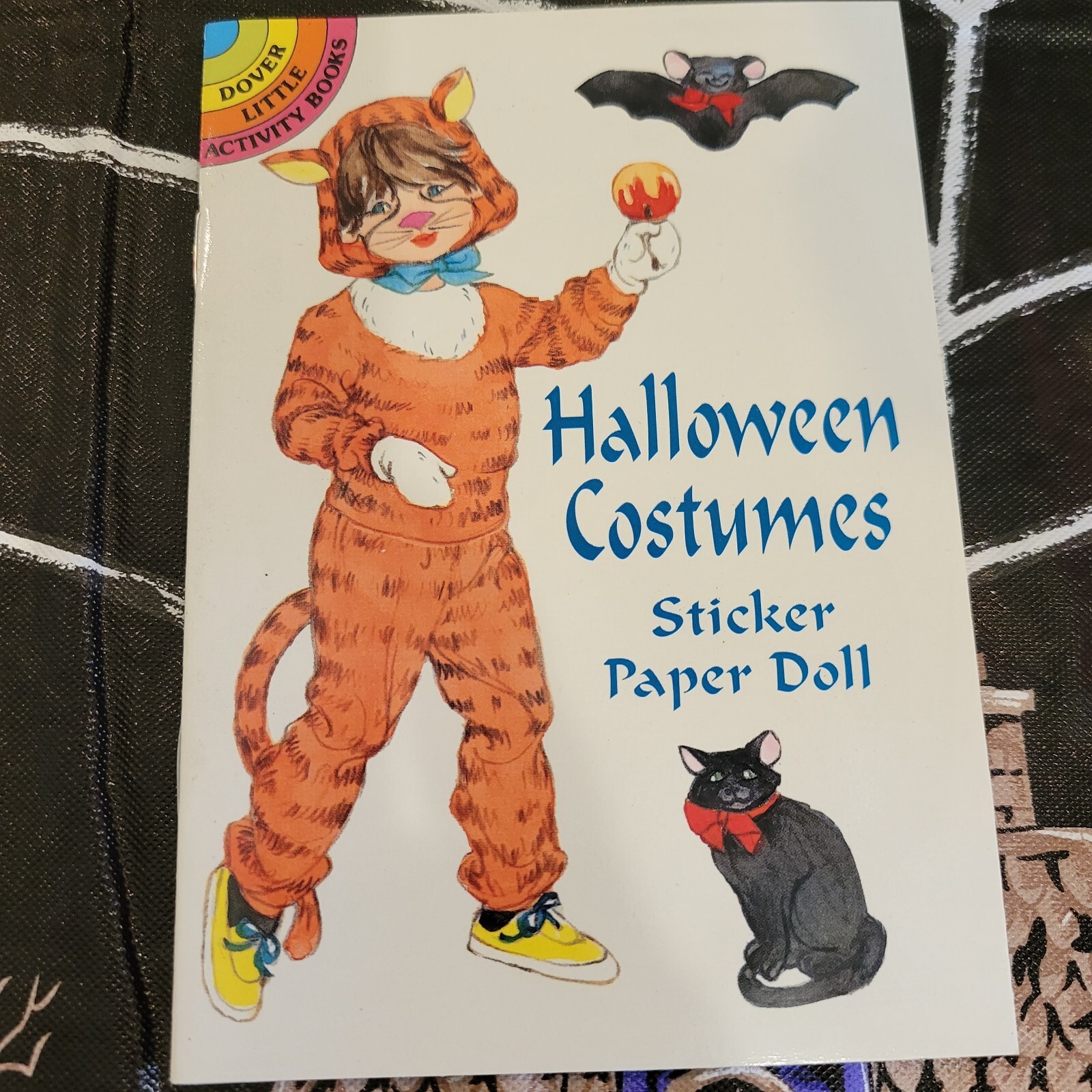 HALLOWEEN COSTUMES STICKER PAPER DOLL Dover Little Activity Barbara Steadman