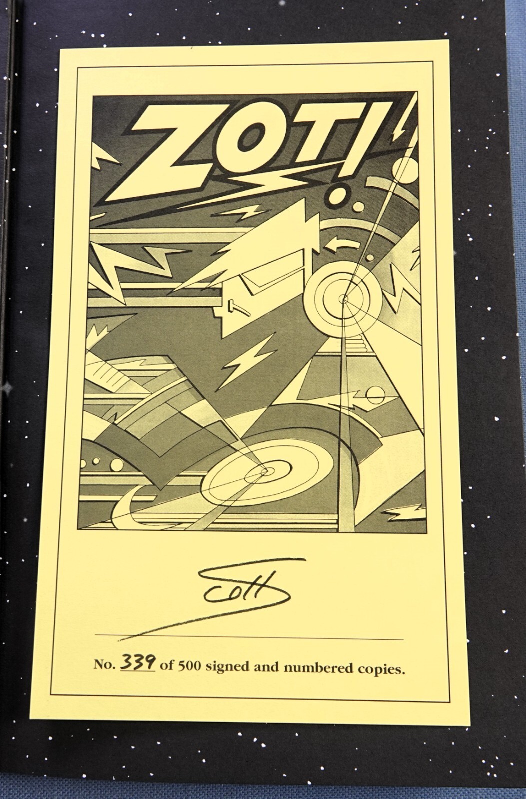 Zot! by Scott Mccloud (1998, Hardcover) #339/500 signed