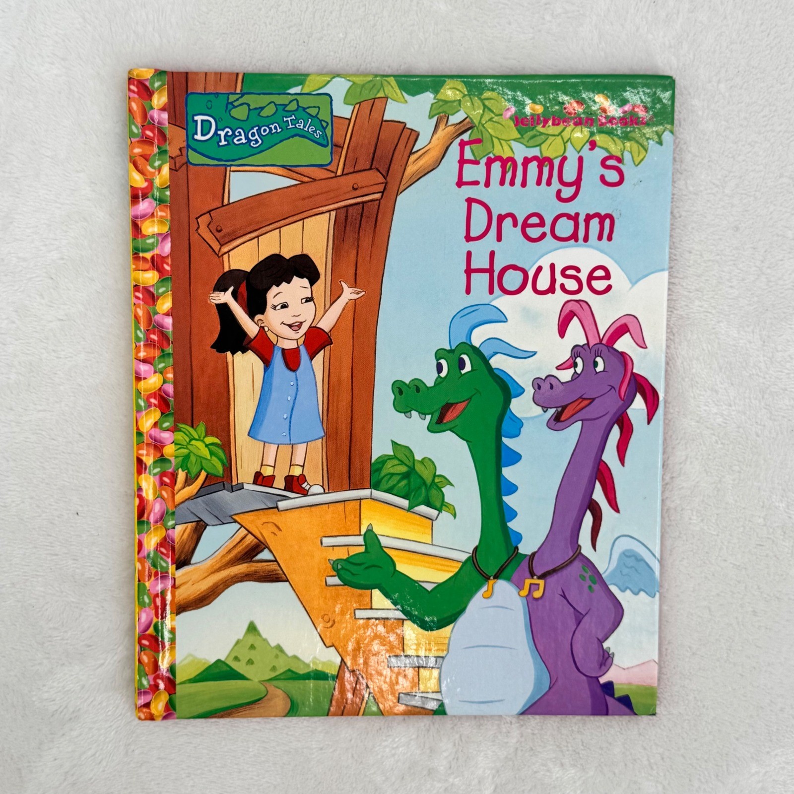 Vtg Dragon Tales Emmy’s Dream House Kids Book Hardcover Jellybean Books Y2K 2000