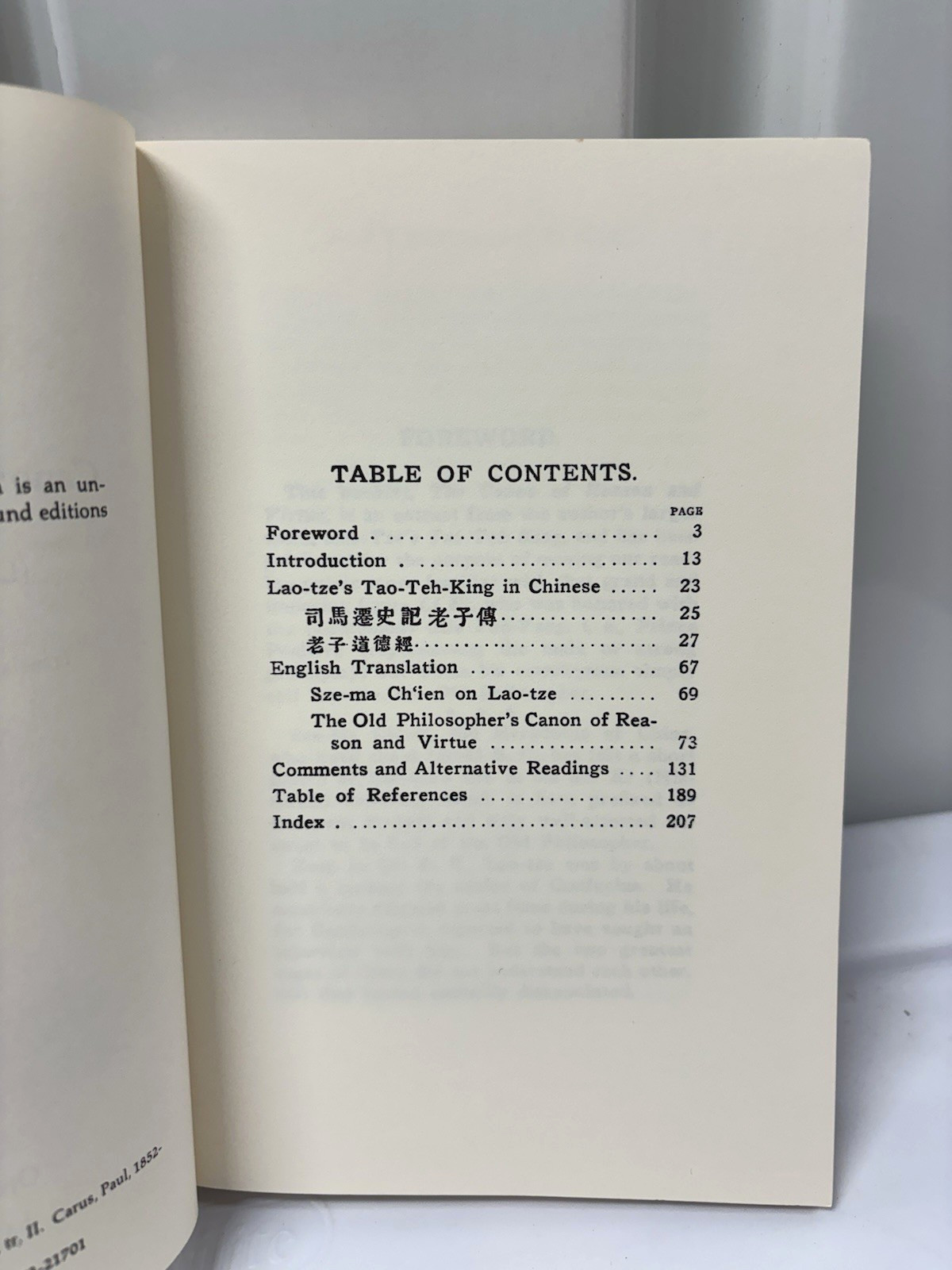 Vintage The Canon Of Reason And Virtue Lao Tzu Taoism Chinese Open Court PB 1974