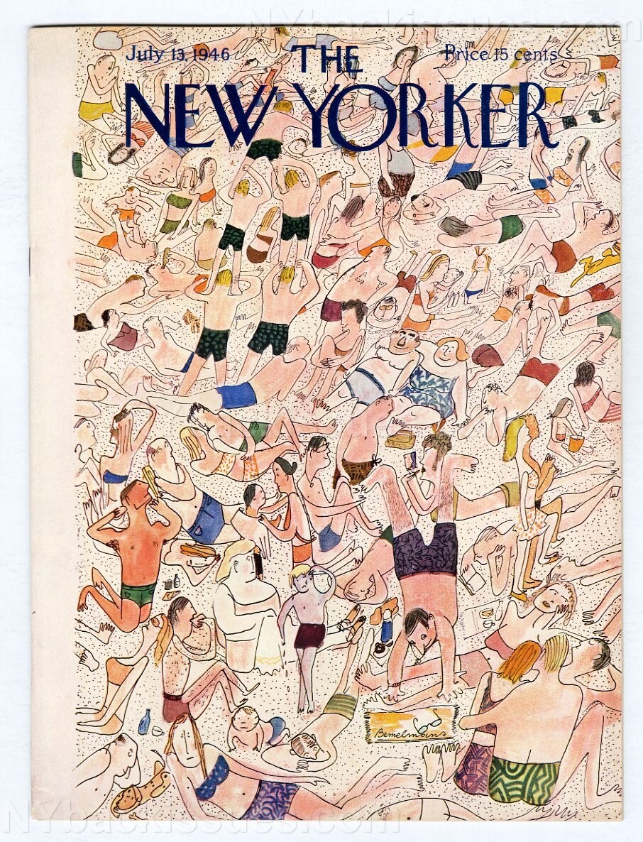 New Yorker magazine July 13 1946 Ludwig Bemelmans Charles Addams Helen Bevington