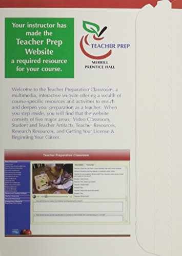 Teacher Preparation – Misc. Supplies, by Merrill Professional – Very Good p