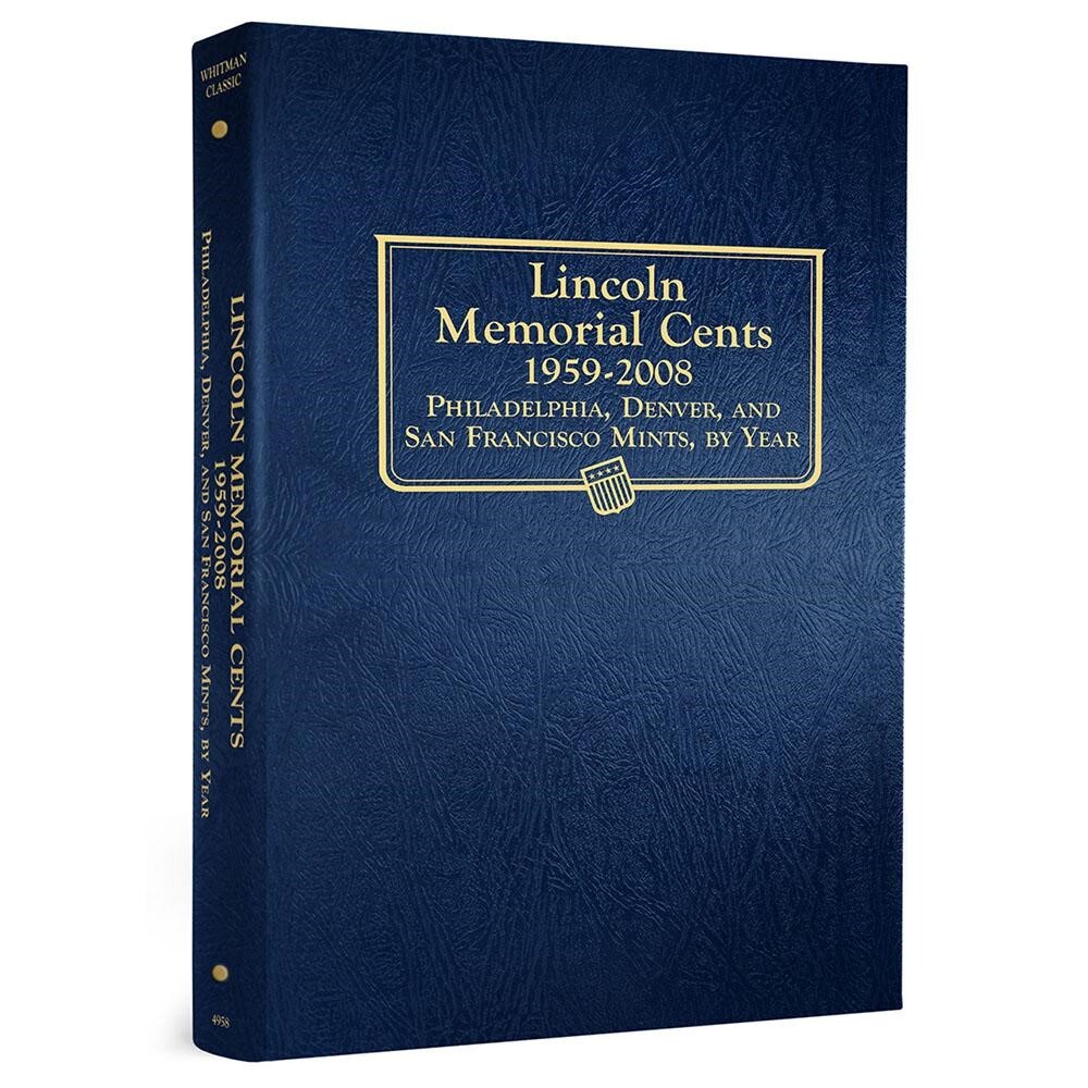 Lincoln Memorial Cents 1959-2008 Coin Album Whitman 4958 New US Free Shipping