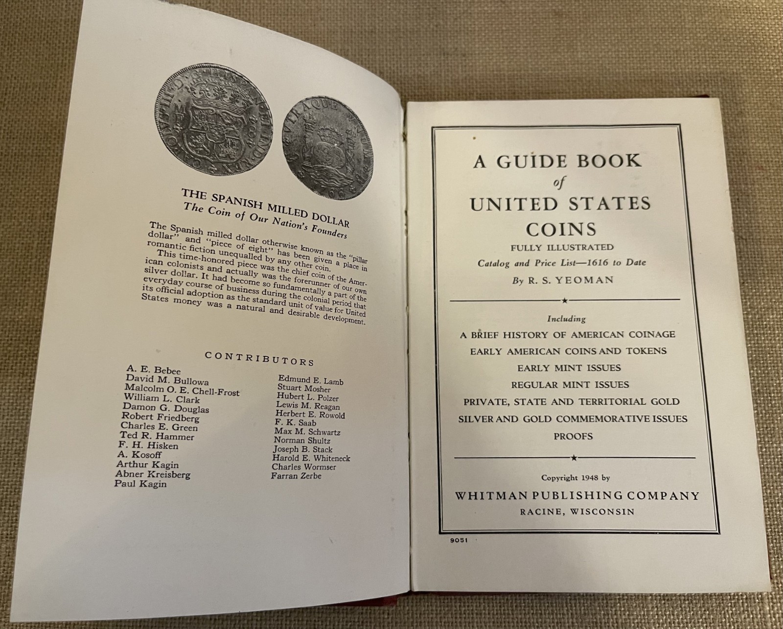 1948 A Guide Book of United States Coins by R S Yeoman LOOK AT PHOTOS